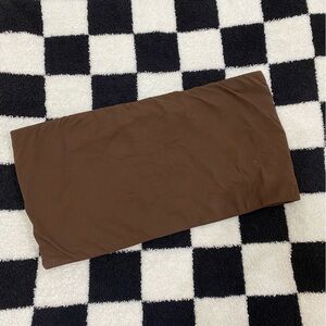 SKIMS brown bandeau bra | Size 2X